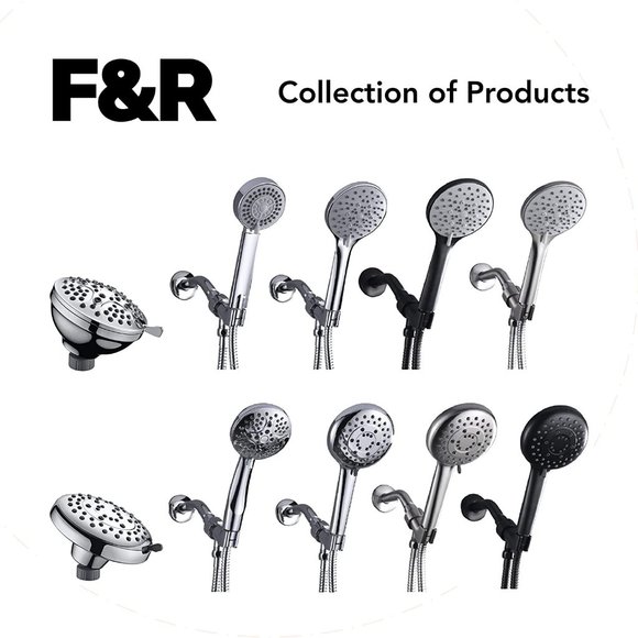 F&R Bath 43 Handheld Shower Head 5 Spray Settings New Poshmark